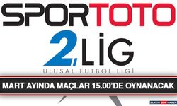 Mart Ayında Maçlar 15.00’de Oynanacak