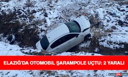 Elazığ'da Otomobil Şarampole Uçtu: 2 Yaralı