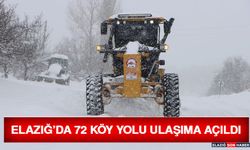 Elazığ’da 72 Köy Yolu Ulaşıma Açıldı