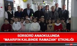 Sürsürü Anaokulunda “Maarifin Kalbinde Ramazan” Etkinliği