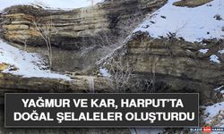 Yağmur ve Kar, Harput’ta Doğal Şelaleler Oluşturdu