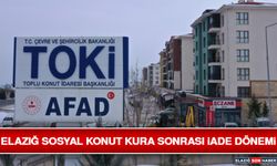 Elazığ Sosyal Konut Kura Sonrası İade Dönemi