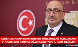 Ejder Açıkkapı’dan Kenevir Yönetmeliği Açıklaması: 31 Ocak 2026 Tarihli Düzenleme Yeni İl İlanı Değildir