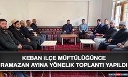 Keban İlçe Müftülüğünce Ramazan Ayına Yönelik Toplantı Yapıldı