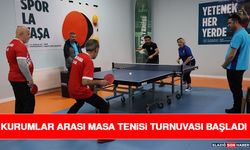 Kurumlar Arası Masa Tenisi Turnuvası Başladı