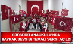 Sürsürü Anaokulu’nda Bayrak Sevgisi Temalı Sergi Açıldı