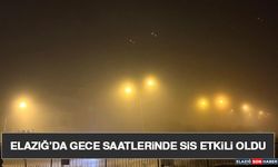 Elazığ’da Gece Saatlerinde Sis Etkili Oldu