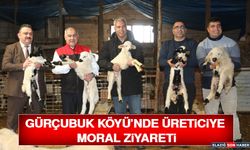 Gürçubuk Köyü’nde Üreticiye Moral Ziyareti
