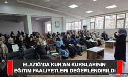 Elazığ’da Kur’an Kurslarının Eğitim Faaliyetleri Değerlendirildi