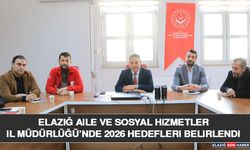 Elazığ Aile ve Sosyal Hizmetler İl Müdürlüğü’nde 2026 Hedefleri Belirlendi