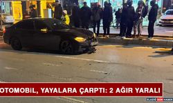 Otomobil, Yayalara Çarptı: 2 Ağır Yaralı