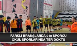 Farklı Branşlarda 918 Sporcu Okul Sporlarında Ter Döktü