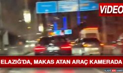 Elazığ'da, Makas Atan Araç Kamerada