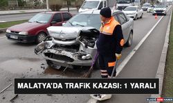 Malatya'da Trafik Kazası: 1 Yaralı