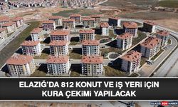 Elazığ’da 812 Konut ve İş Yeri İçin Kura Çekimi Yapılacak