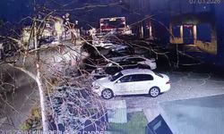 Bingöl'de 4 kişinin yaralandığı kaza kamerada