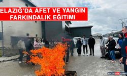 Elazığ’da Afet ve Yangın Farkındalık Eğitimi