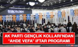 AK Parti Gençlik Kolları’ndan “Ahde Vefa” İftar Programı