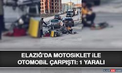 Elazığ’da Motosiklet İle Otomobil Çarpıştı: 1 Yaralı