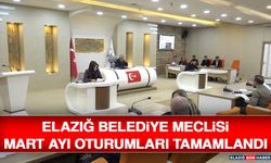 Elazığ Belediye Meclisi Mart Ayı Oturumları Tamamlandı