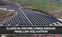 Elazığ’da Üretime Güneş Enerjisi Panelleri Güç Katıyor