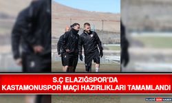 S.Ç Elazığspor’da Kastamonuspor Maçı Hazırlıkları Tamamlandı