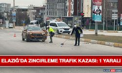 Elazığ'da Zincirleme Trafik Kazası: 1 Yaralı