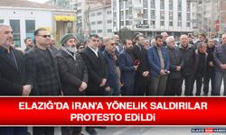 Elazığ'da İran'a Yönelik Saldırılar Protesto Edildi