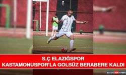 S.Ç Elazığspor Kastamonuspor’la Golsüz Berabere Kaldı