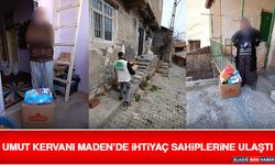 Umut Kervanı Maden’de İhtiyaç Sahiplerine Ulaştı