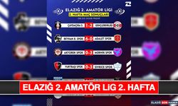 Elazığ 2. Amatör Lig 2. Hafta