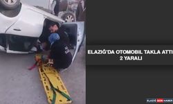 Elazığ’da Otomobil Takla Attı: 2 Yaralı