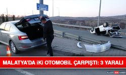 Malatya'da İki Otomobil Çarpıştı: 3 Yaralı