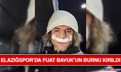 Elazığspor’da Fuat Bavuk’un Burnu Kırıldı