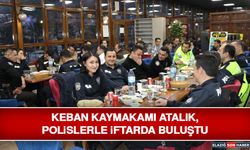 Keban Kaymakamı Atalık, Polislerle İftarda Buluştu