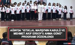 Ağın'da "İstiklal Marşı'nın Kabulü ve Mehmet Akif Ersoy'u Anma Günü" Programı Düzenlendi