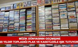 Müzik Dünyasının Geçmişine 20 Yıldır Topladığı Plak ve Kasetlerle Işık Tutuyor