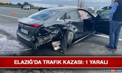 Elazığ’da Trafik Kazası: 1 Yaralı