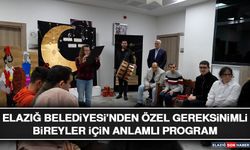 Elazığ Belediyesi’nden Özel Gereksinimli Bireyler İçin Anlamlı Program