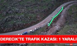 Derecik'te Trafik Kazası: 1 Yaralı