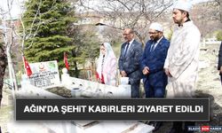 Ağın'da Şehit Kabirleri Ziyaret Edildi