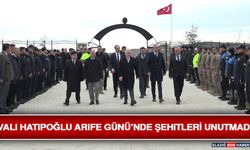 Vali Hatipoğlu Arife Günü’nde Şehitleri Unutmadı