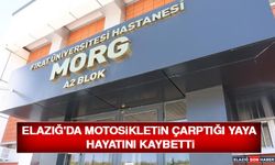 Elazığ'da Motosikletin Çarptığı Yaya Hayatını Kaybetti