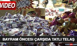 Bayram Öncesi Çarşıda Tatlı Telaş
