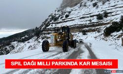 Spil Dağı Milli Parkında Kar Mesaisi
