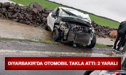 Diyarbakır'da Otomobil Takla Attı: 2 Yaralı