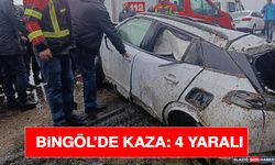 Bingöl’de Kaza: 4 Yaralı