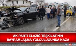 AK Parti Elazığ Teşkilatının Bayramlaşma Yolculuğunda Kaza