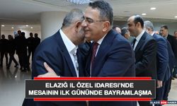 Elazığ İl Özel İdaresi’nde Mesainin İlk Gününde Bayramlaşma