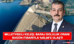 Milletvekili Keleş: Baraj Doluluk Oranı Bugün İtibarıyla %63,98’e Ulaştı